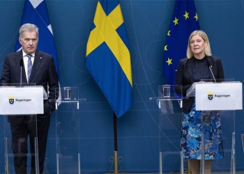 Finlandia y Suecia formalizaron hoy sus pedidos de adhesión a la OTAN