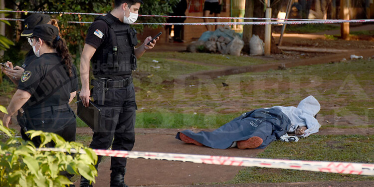 ESCENARIO DEL CRIMEN. Matías Miranda tenía 25 años y último domicilio registrado en el sector conocido como “La Cantera” del barrio San Jorge,