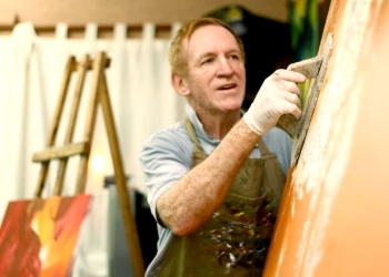 Bernardo Neumann expone sus obras en el museo Juan Yaparí