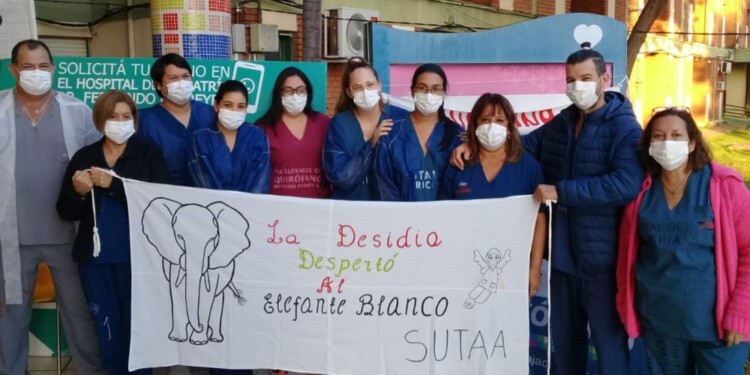 Paro de salud: “Estamos exigiendo que reconozcan nuestro trabajo, no queremos mendigar más”