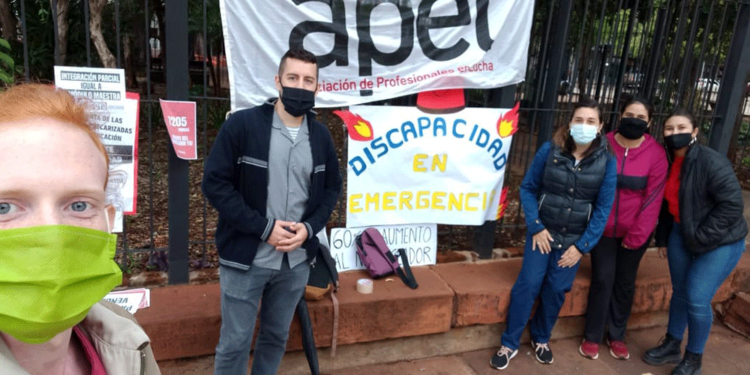 (Foto de la manifestación el último 30 de abril)