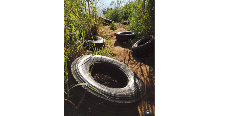 LOS VALORES. En uno de los últimos operativos se incautó neumáticos por una suma aproximada de $926.000.