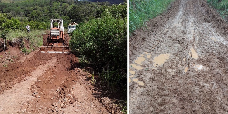 DETERIORADOS. Los caminos de tierra están en muy mal estado y son muy angostos, no pasan dos vehículos.