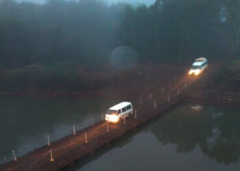 Se habilitó nuevamente el paso sobre el arroyo Pindaytí