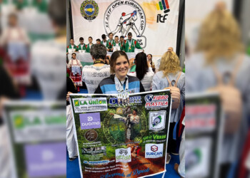 Gisela, a puro podio en la Eurocopa de Taekwondo ITF