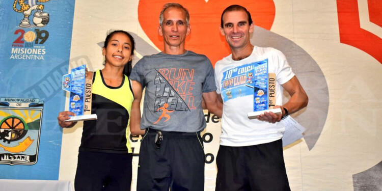 VELOCIDAD. Maciel, de Los Helechos, y Piñeiro, toda una leyenda, bien arriba.