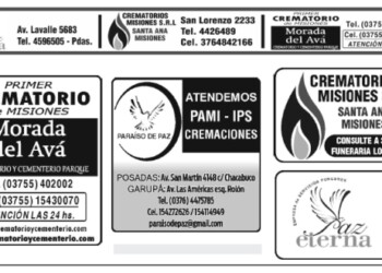 Fúnebres del lunes 20 de junio de 2022