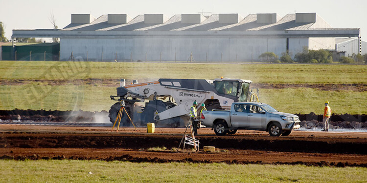 EN MARCHA. Las tareas comenzaron en mayo y se extenderán hasta el 15 de septiembre.