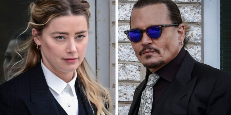 FAIRFAX, VIRGINIA - APRIL 19: Johnny Depp steps outside court during the 8th day of his civil trial at Fairfax County Circuit Court on April 19, 2022 in Fairfax, Virginia. Depp is seeking $50 million in alleged damages to his career over an op-ed Heard wrote in the Washington Post in 2018. (Photo by Paul Morigi/Getty Images)