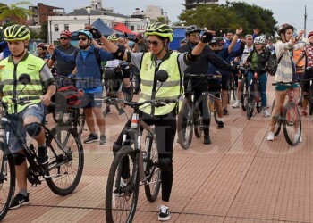Concurrida bicicleteada en Posadas por el Día Mundial de la Bicicleta y el del Medio Ambiente