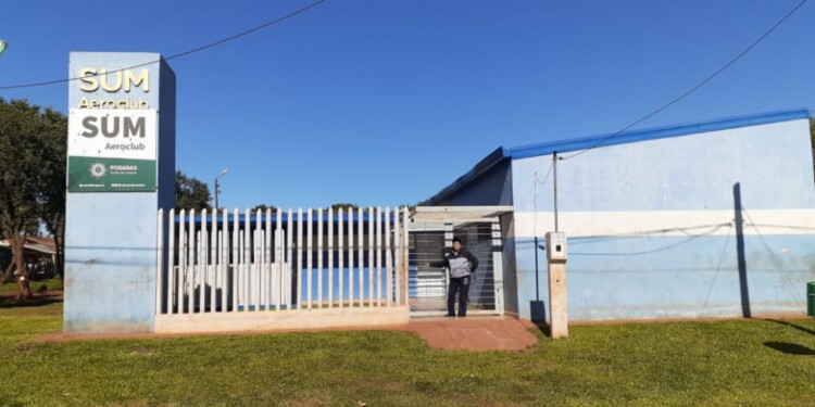 SUM AEROCLUB. Silvia Fuck contó que cuenta con el apoyo de la Municipalidad de Posadas para las dos actividades, el merendero y el club de abuelos.