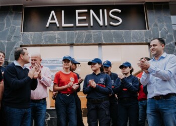 Herrera inauguró locales de los bomberos voluntarios en Iguazú