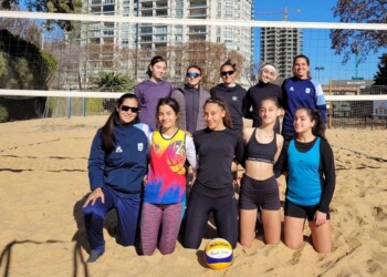 Voley playa: Cecilia Melgarejo y Serena Contrera, en una experiencia única