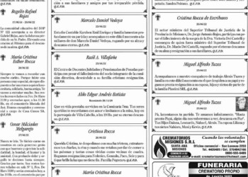 Fúnebres del Martes 28 de Junio de 2022