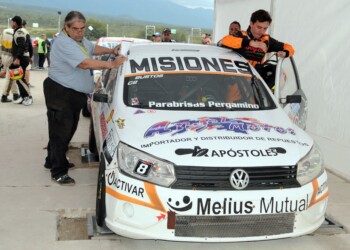 El misionero Facundo Bustos probará con nuevo auto en San Nicolás