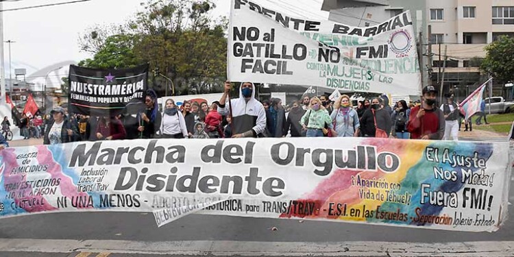 ESI y cupo laboral trans, reclamos en la Marcha del Orgullo Disidente en Posadas