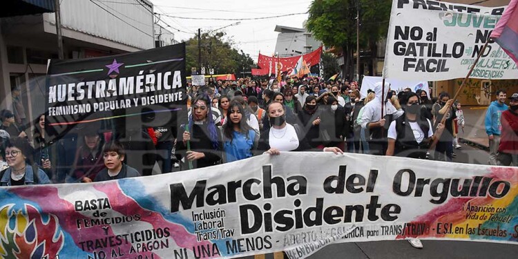 ESI y cupo laboral trans, reclamos en la Marcha del Orgullo Disidente en Posadas