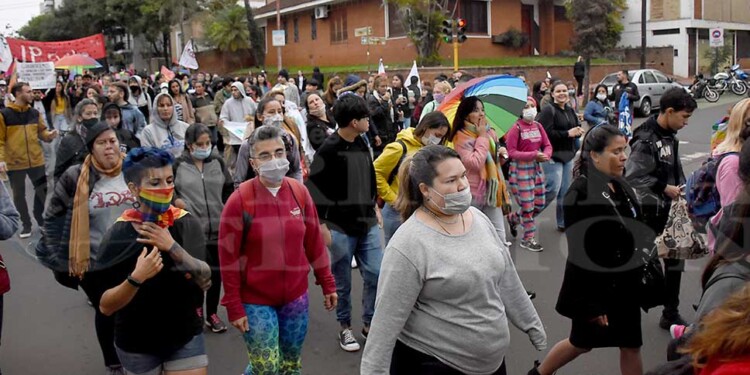 ESI y cupo laboral trans, reclamos en la Marcha del Orgullo Disidente en Posadas