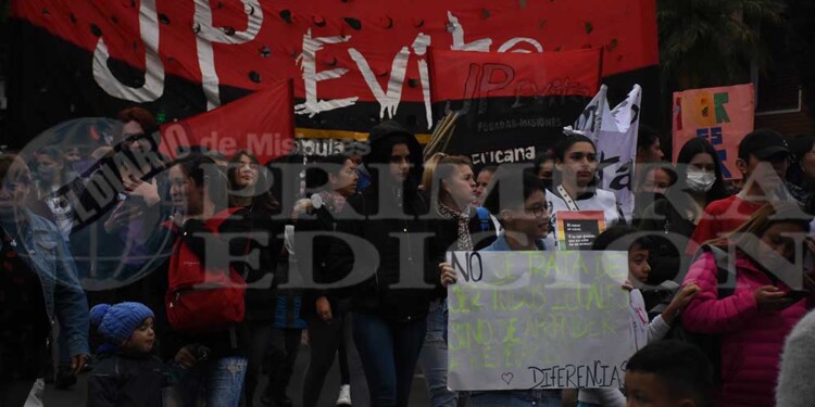 ESI y cupo laboral trans, reclamos en la Marcha del Orgullo Disidente en Posadas