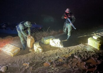 Descargaron más de 210 kilos de marihuana en la costa de Eldorado