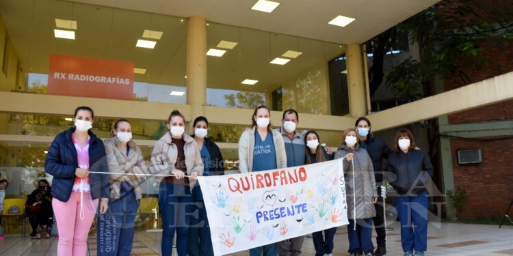 RECLAMO.Hace dos años los trabajadores de quirófano vienen presentando notas formales sin respuesta.