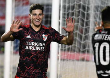 Se despertó River y aplastó a domicilio a Unión en la Liga Profesional