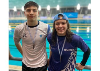 Natación: dos medallas para Misiones en el inicio del Nacional de Cadetes y Juveniles