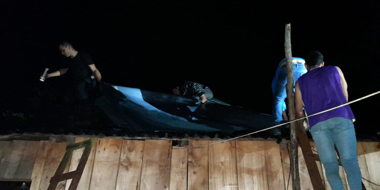 Temporal de lluvia y granizo causó destrozos en varios municipios