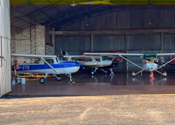 Por el cierre del aeropuerto capitalino, el Aeroclub Posadas se instaló en Oberá