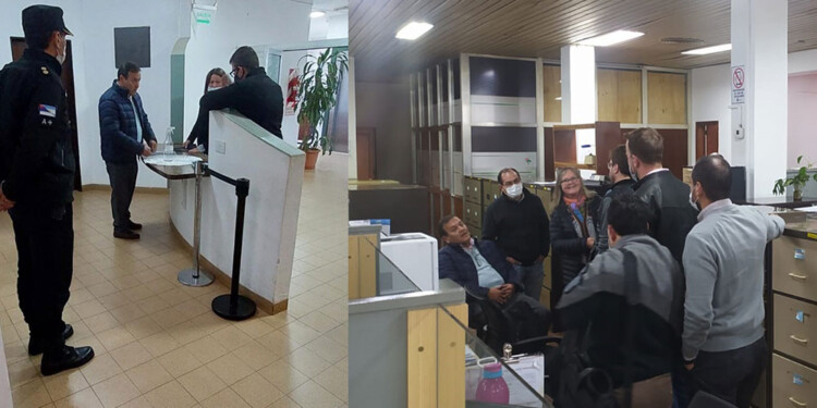 CASI INTERVENIDA LA ADMINISTRACIÓN. Durante la jornada de ayer se presentó primero la fiscalizadora de Acción Cooperativa y luego los enviados por EMSA tras la decisión judicial.