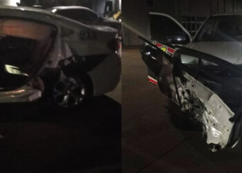 Grave siniestro vial entre un patrullero y una camioneta en Posadas