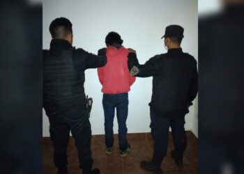 Lo detuvieron por amenazar con un machete a su familia