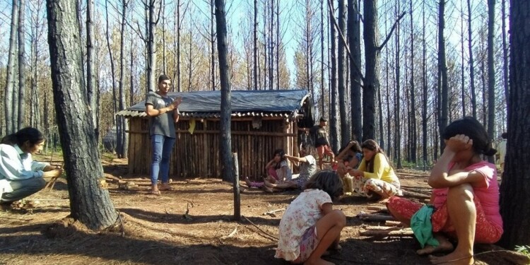 RIESGO. La zona quedó devastada por los incendios forestales.