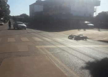 Un motociclista hospitalizado tras ser embestido por un auto en Montecarlo