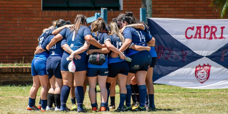ANFITRIONAS. El equipo femenino de CAPRI está listo para seguir haciendo historia en el rugby de la región NEA.