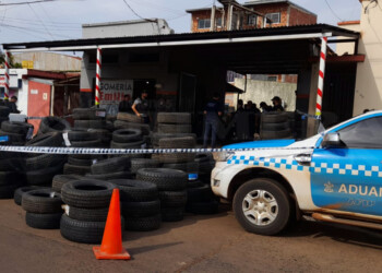 Secuestraron en Posadas 360 neumáticos valuados en 20 millones de pesos