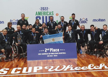 Argentina, subcampeón de básquet adaptado en San Pablo