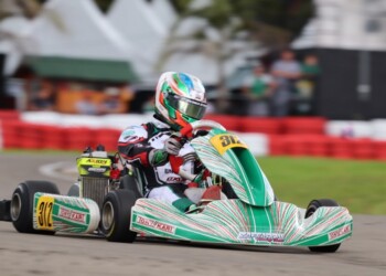 “Chicho” Grimaldi fue quinto en el Sudamericano de karting