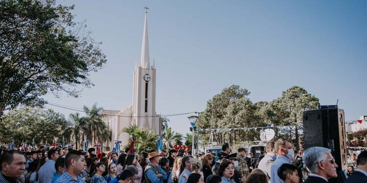 Oberá fue sede del acto oficial por el Día de la Independencia
