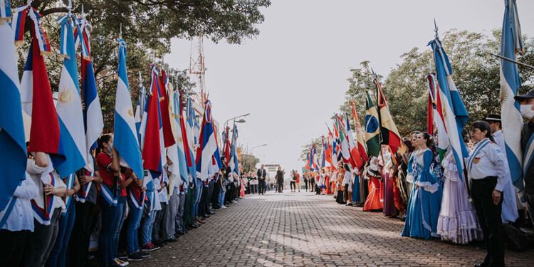 Oberá fue sede del acto oficial por el Día de la Independencia
