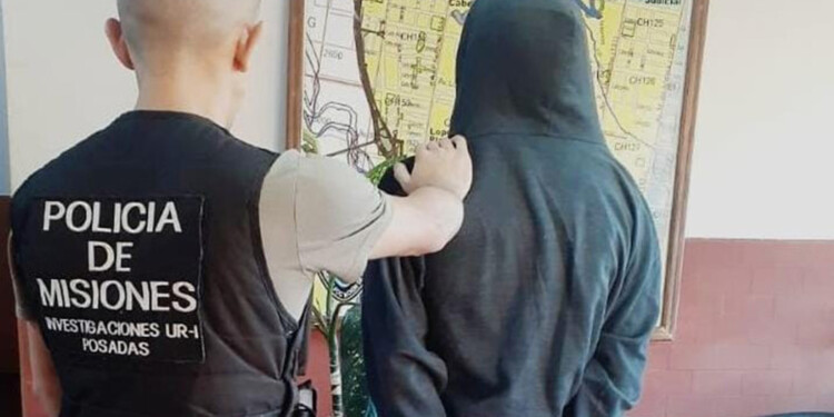 TEMIDO EN LA ZONA OESTE. Lo atraparon ayer investigadores de la UR-I.