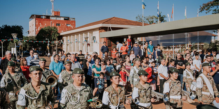 Oberá fue sede del acto oficial por el Día de la Independencia