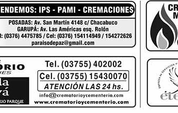 Fúnebres del domingo 10 julio de 2022