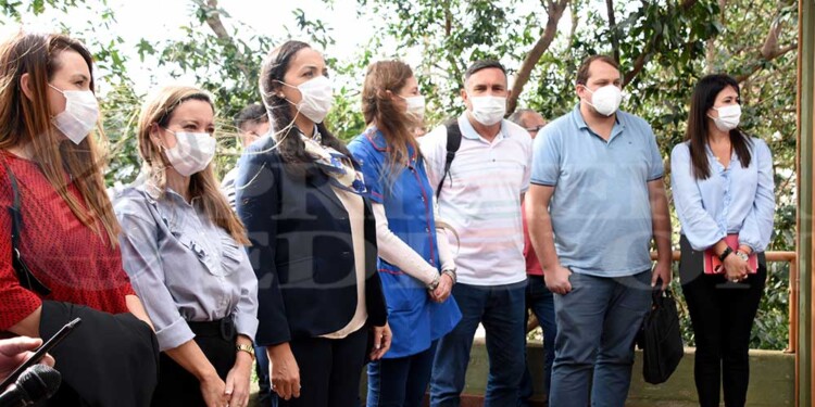 ENTRANTES. Los nuevos presidentes y vocales de la Junta.