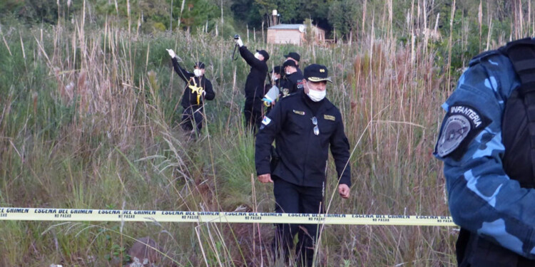 AVANCES EN LA INVESTIGACIÓN. La escena donde hallaron el cadáver.