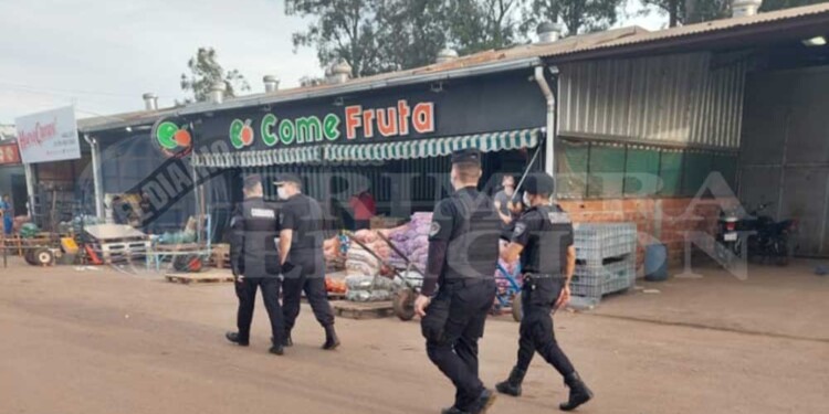 Ayer los efectivos policiales hicieron un recorrido preventivo en la zona