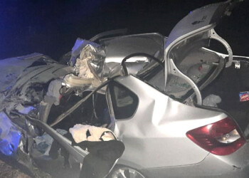 Una mujer murió tras el choque frontal entre un colectivo y un auto