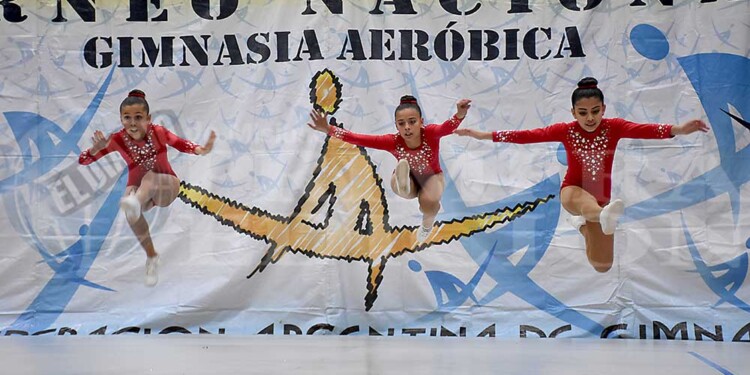 Galería: la gimnasia aeróbica, de fiesta en Posadas