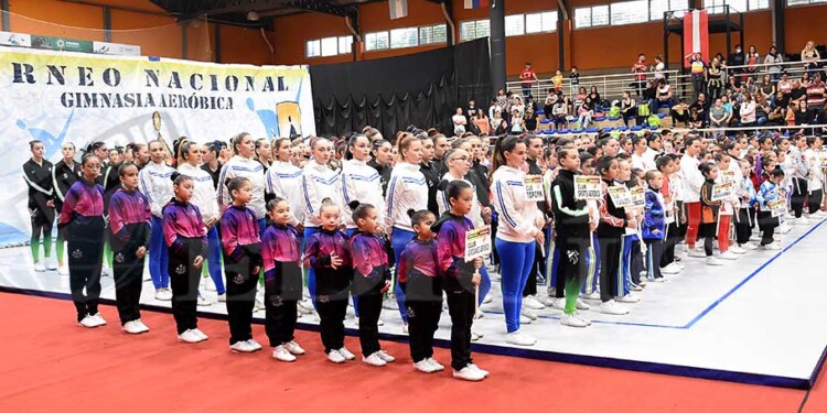 Galería: la gimnasia aeróbica, de fiesta en Posadas