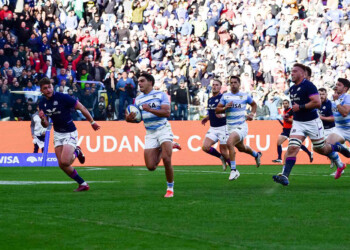 Los Pumas derrotaron a Escocia en la última jugada